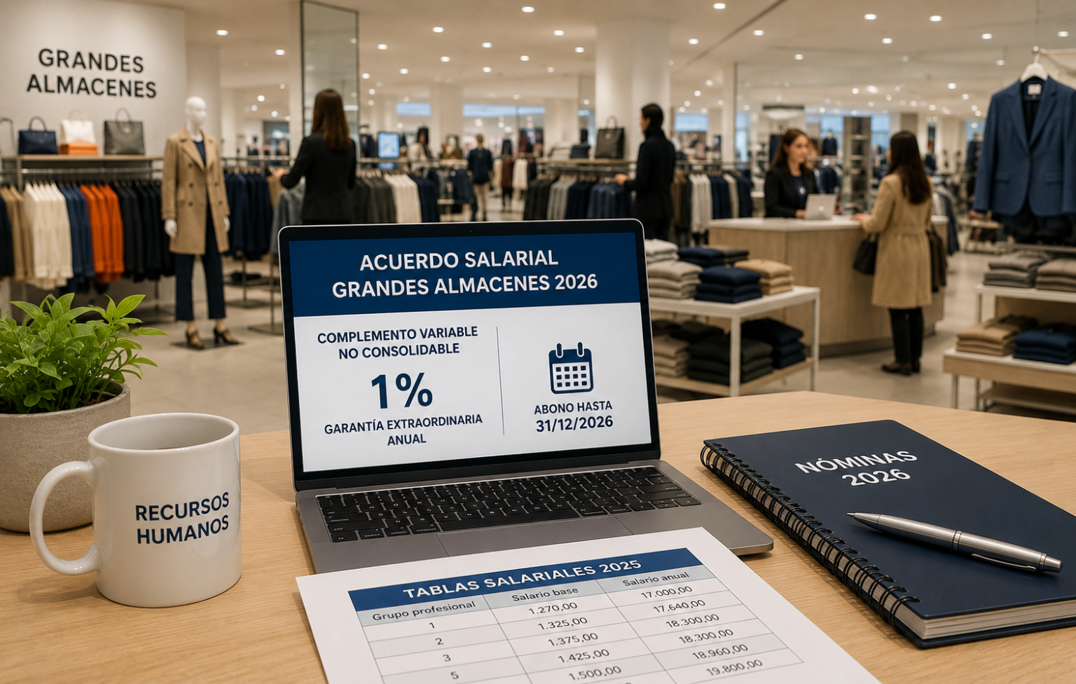 Guía Del Acuerdo Salarial Grandes Almacenes 2026