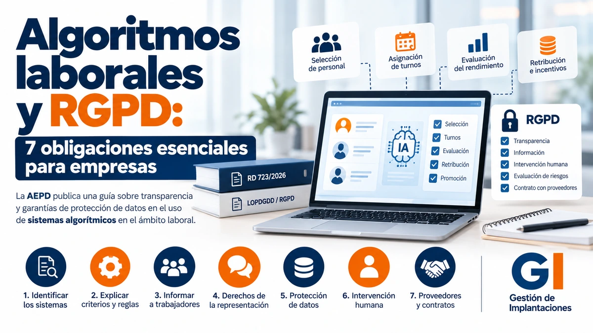 Algoritmos laborales y RGPD