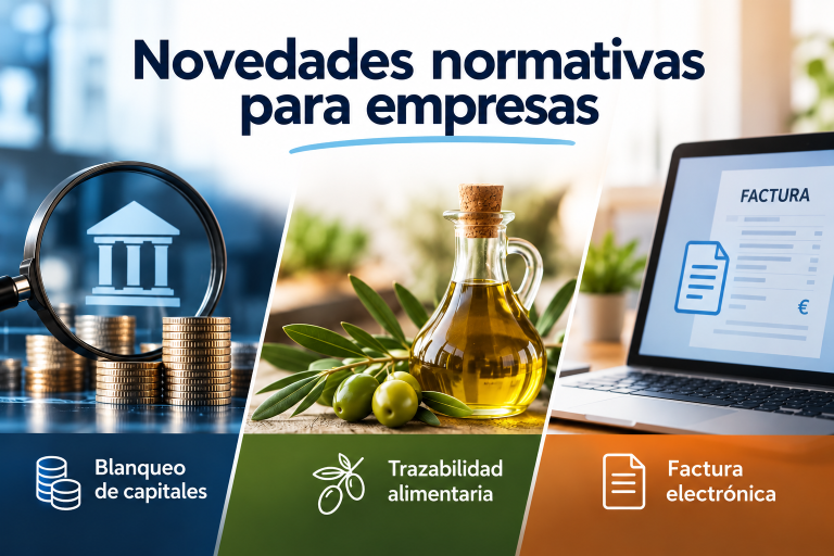Novedades en blanqueo de capitales, trazabilidad alimentaria y factura electrónica